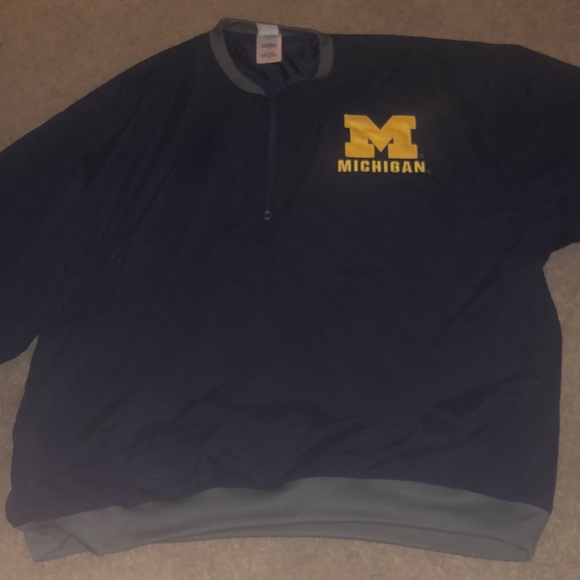 University Michigan Windbreaker 2xl - Picture 1 of 3